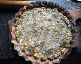 Foto del paso 4 de la receta: Tarta de zapallitos, berenjena y choclo (relleno y masa)