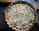 Foto del paso 4 de la receta: Tarta de zapallitos, berenjena y choclo (relleno y masa)