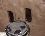 Foto del paso 1 de la receta: Mi casita de jengibre!! Con mucho chocolate,glasé y mucho color!!🧑‍🎄🧑‍🎄🎄🎄🎁🎇🎇