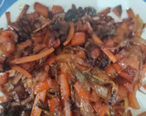 Foto del paso 2 de la receta: Arroz Hoisin con Verduritas y Cerdo al Wok