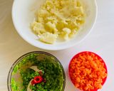 A picture of step 1 of Heart shape cutlets.