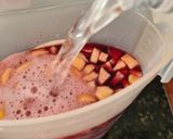 A picture of step 12 of Fruit Sangria.