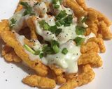 A picture of step 2 of White sauce kurkuray.