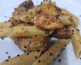 Foto del paso 6 de la receta: Macarrones con mojo verde y pollo