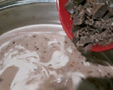 Foto langkah ke 3 dari resep Puding Coklat Vla Vanilla.