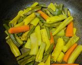 A picture of step 3 of Avial Kerala Style.