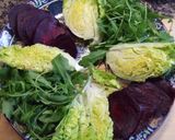 Foto del paso 1 de la receta Ensalada de cogollos de lechuga con milanesas y brotes de rúcula