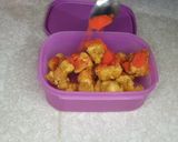 Foto langkah ke 6 dari resep Tahu Krispy Simple dengan Bumbu Balado.