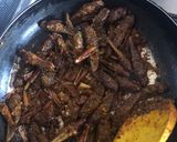 A picture of step 5 of Crispy spicy grasshopper.