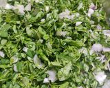 A picture of step 1 of Methi Paratha.