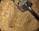 A picture of step 1 of Wheat and Coconut Ladoo.