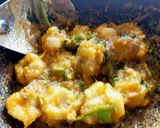 A picture of step 6 of Quick Banana sabji.