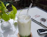 Foto langkah ke 8 dari resep Corn Milk Creamy Matcha.