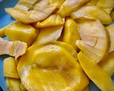 Foto del paso 1 de la receta Bacalao con mango y gulas