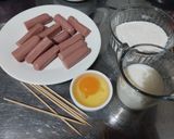 Foto del paso 1 de la receta: Banderilla de Salchichas, económica