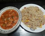 A picture of step 6 of Sweet and Sour Chicken😀😀.