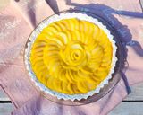 Foto del paso 14 de la receta: 🍐🪻 Peras al almíbar de azafrán + Tarta de peras al azafrán - Dos recetas en una 🪻🍐