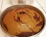 Foto langkah ke 9 dari resep 382. Bolu Pandan Zebra Putih Telur.