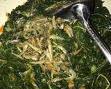 Foto langkah ke 6 dari resep Tumis Teri Daun Singkong.