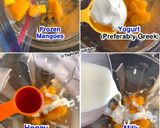 A picture of step 1 of Mango juice.