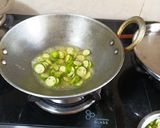 A picture of step 2 of Spiny gourd subji.