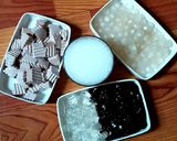 Hình bước làm 1 của món Chè khúc bạch cacao(không dùng kem Wipping)