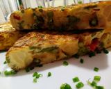 Hiszpański omlet ze szparagami krok przepisu 6 zdjęcie