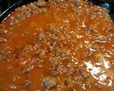 A picture of step 8 of Sloppy Joes with Meatballs.