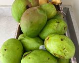 A picture of step 1 of Pickled Mangoes.