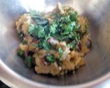 A picture of step 1 of Yam kabab.