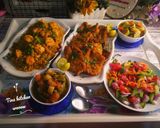 صورة لخطوة 1 من وصفة رز بالجمبري وسمك فيليه وشوربة خضار بالجمبري