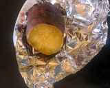 A picture of step 2 of Oven baked sweet potato.