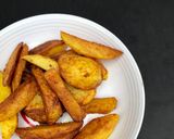 Gambar langkah 4 resipi Kentang goreng.