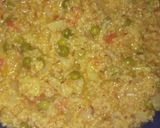 A picture of step 7 of Dalia upma.