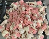 A picture of step 3 of Baked Orzo Pasta.