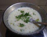 A picture of step 2 of Falahari moraiya Khichdi and kadhi.