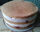 Tort serowy z owocami krok przepisu 4 zdjęcie