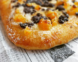 Foto del paso 4 de la receta: Coca de Sant Joan v1 2023 (chocolate negro y naranja confitada)