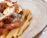 Foto del paso 8 de la receta: Casarecce con guanciale, moixernons en salsa de gorgonzola