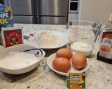 Foto del paso 1 de la receta Bizcocho de leche con cobertura de chocolate