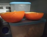A picture of step 4 of Orange Malai.