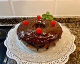 Foto del paso 20 de la receta: Bizcocho de mantequilla y naranja con ganache de chocolate