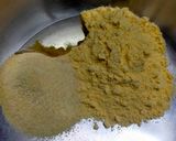 A picture of step 1 of Cornmeal Muthiya.