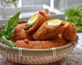 Foto langkah ke 14 dari resep Risoles isi Daging Kari & Telur Puyuh.