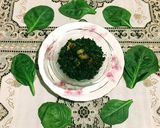 A picture of step 6 of Spinach Saag.