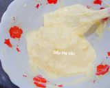 Hình bước làm 3 của món Hoa và bánh tặng cô ngày 20.11