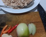 Foto langkah ke 2 dari resep Dadar Telur Tempe.