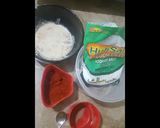 A picture of step 1 of Chicken cheese samosa.