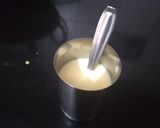 A picture of step 1 of Custard With Almonds.
