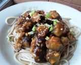 Foto del paso 6 de la receta: Cubitos de berenjena🍆 en salsa agridulce🍯🌶